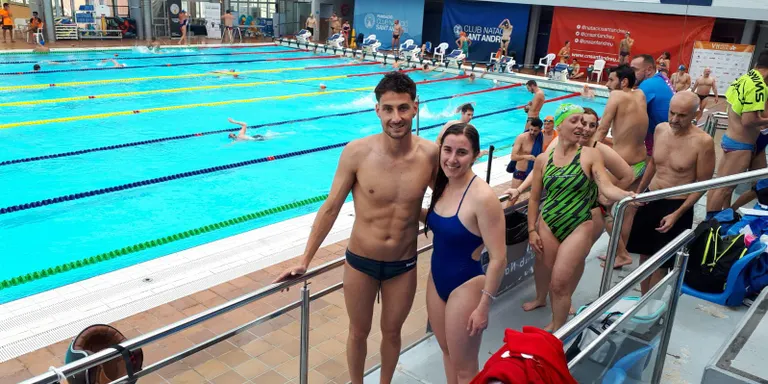 Grans resultats dels nedadors Albert Blanch i Beatriz Martinez a l’Open Aquamàsters de Sant Andreu