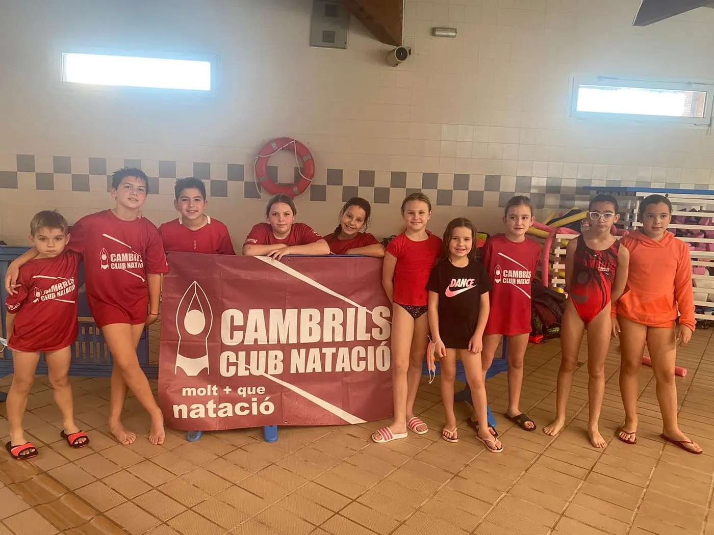 Bons resultats dels nedadors del Cambrils Club Natació al Campionat de Catalunya d’hivern aleví