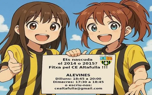 L’Escola de Futbol del CE Altafulla presenta sis equips femenins aquesta temporada