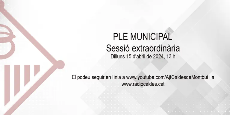 Una reunió amb amb les candidatures, i el Ple Extraordinari per sortejar els membres de les meses, els propers passos pel 12-M