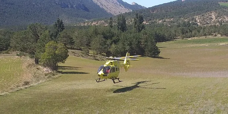 Ferit un motorista a Coll de Nargó