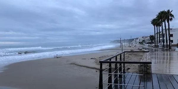 El temporal de pluja i vent minva sense deixar incidències destacables a Altafulla