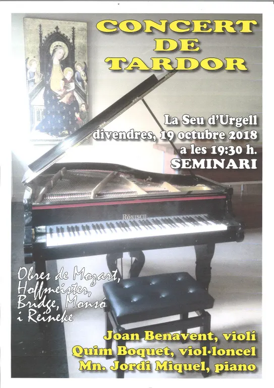El Seminari de la Seu acull un concert de tardor
