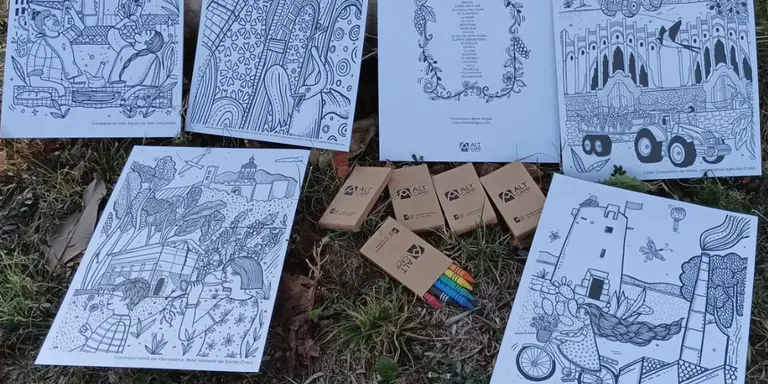 Pinta l’Alt Camp compta amb noves il·lustracions per pintar i conèixer la comarca