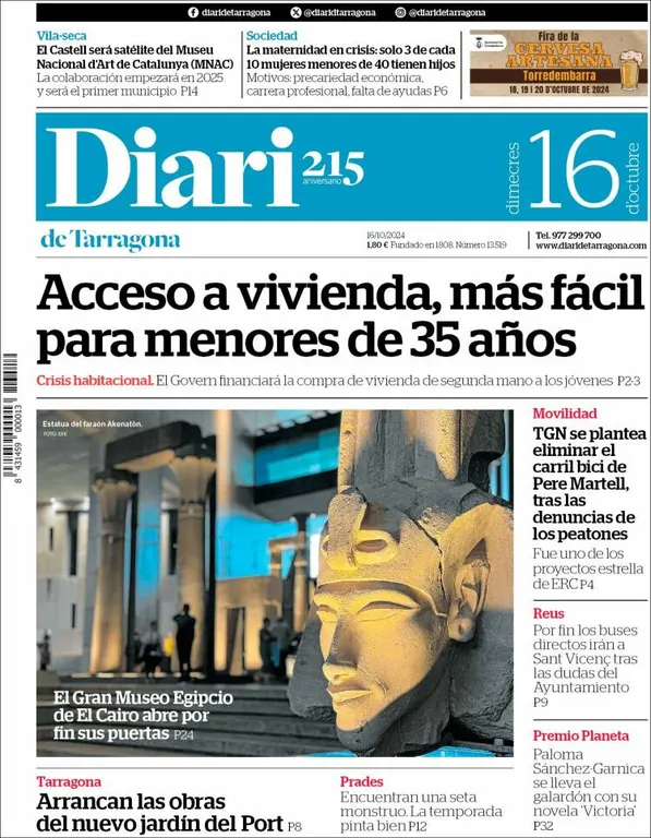 Cop d'ull als diaris d'aquest dimecres 16 d'octubre