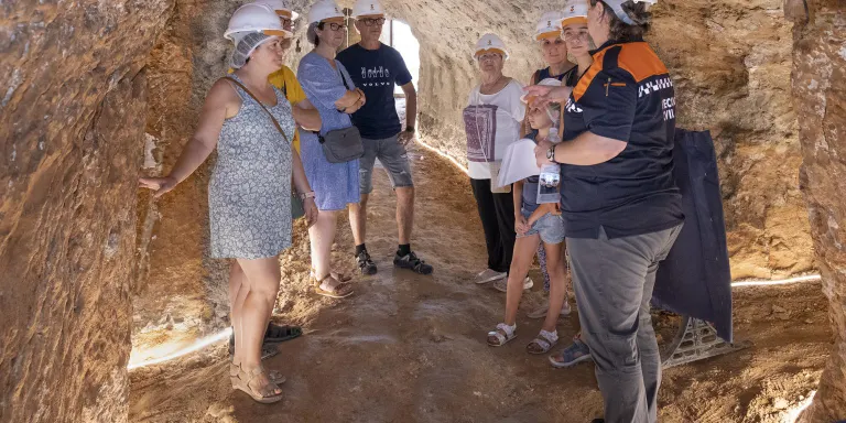 Comencen les visites guiades per donar a conèixer el Refugi de la Guerra Civil