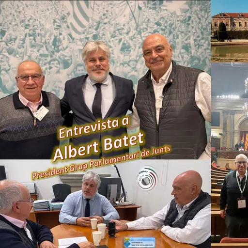Entrevista a Albert Batet, president del Grup Parlamentari de Junts al Parlament de Catalunya.