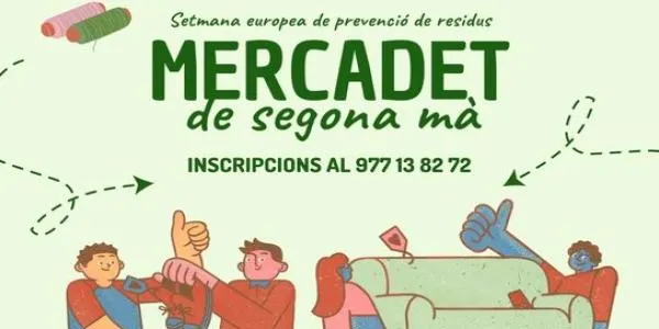 Creixell commemora la Setmana Europea de Prevenció de Residus amb un mercadet de segona mà