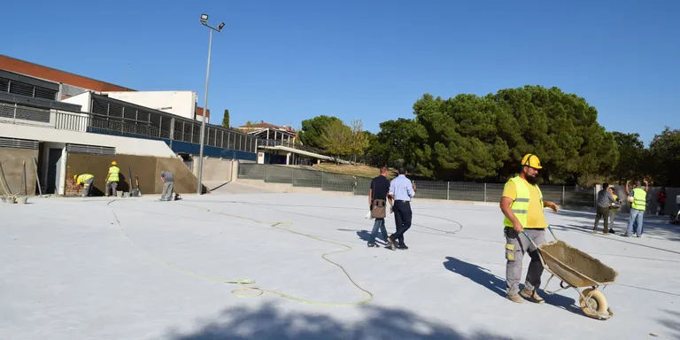 La nova pista del Manolo Hugué estarà llesta a finals d'aquest mes de setembre