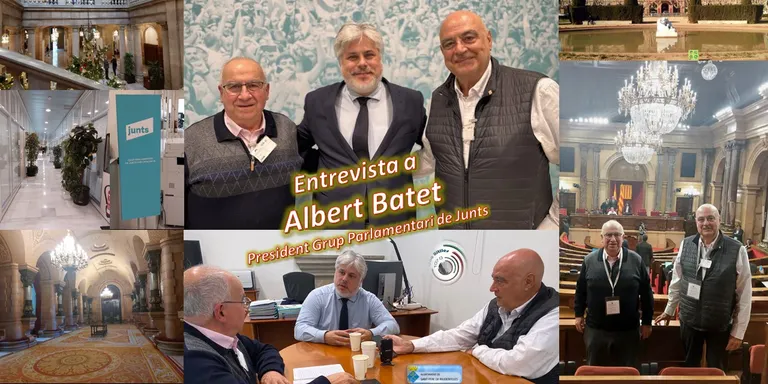 Entrevista a Albert Batet, president del Grup Parlamentari de Junts al Parlament de Catalunya.