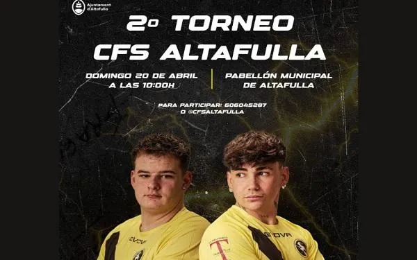 El II Torneig CFS Altafulla, el diumenge 20 d’abril