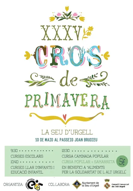 El Cros de Primavera avança dates i torna al passeig Joan Brudieu en la 35a edició