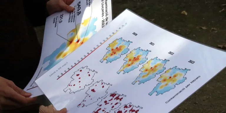 La sequera "distorsiona" els resultats sobre la contaminació de les fonts a Osona: "El purí encara està al camp"