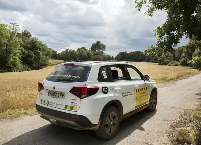 Risc extrem d’incendi forestal amanit amb elevades temperatures