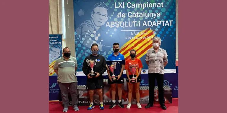 El CER l’Escala i el Girbau Vic guanyen el campionat català de Tenis Taula