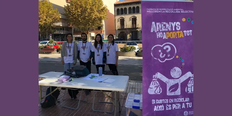 'Arenys ho aporta tot' és la campanya d'educació ambiental que s'ha posat en marxa avui