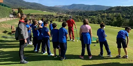 Alumnes de La Salle de la Seu participen al programa 'Golf a les escoles'