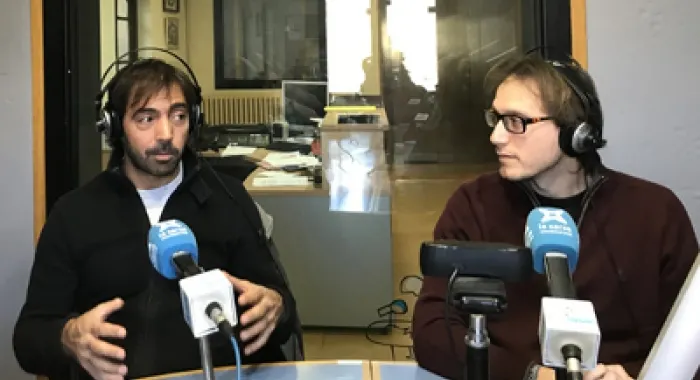 Eloi Tomàs farà el documental amb Alfons Rovira (a la dreta)