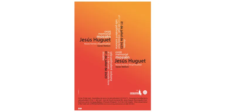 L'11è Memorial Mossèn Jesús Huguet se centrarà en noves formes d'espiritualitat