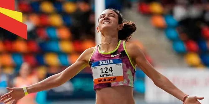 L’atleta Marta Mitjans ha tornat a batre el rècord d’Espanya en la cursa de 800 metres