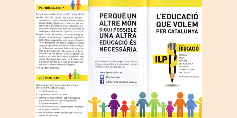 La CUP presenta una moció de suport a la ILP per una Llei del Sistema Educatiu de Catalunya