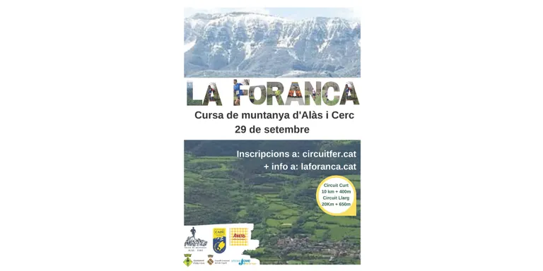 La Foranca d'Alàs i Cerc, pròxima cita del Circuit Fer de Curses per Muntanya