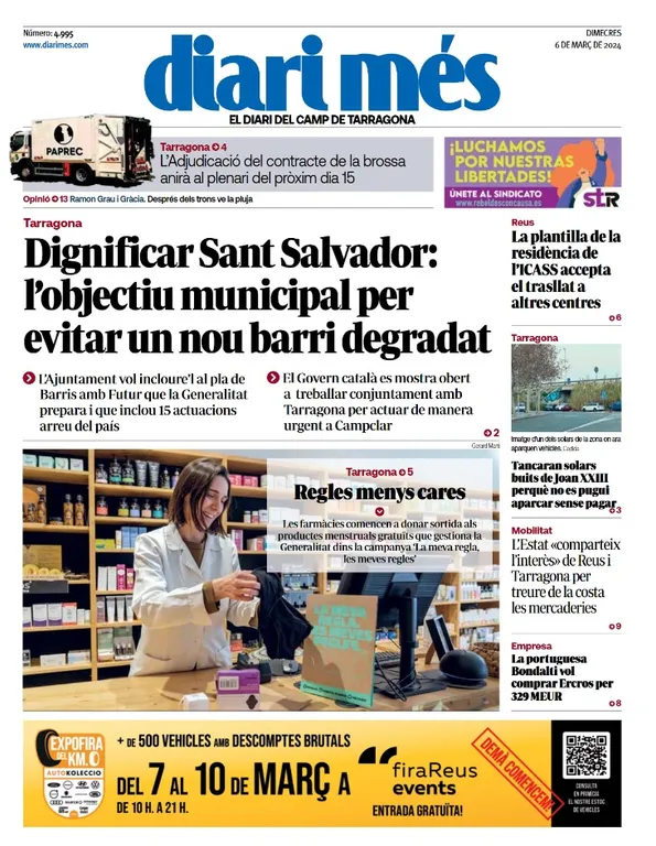 Cop d'ull als diaris d'aquest dimecres 6 de març