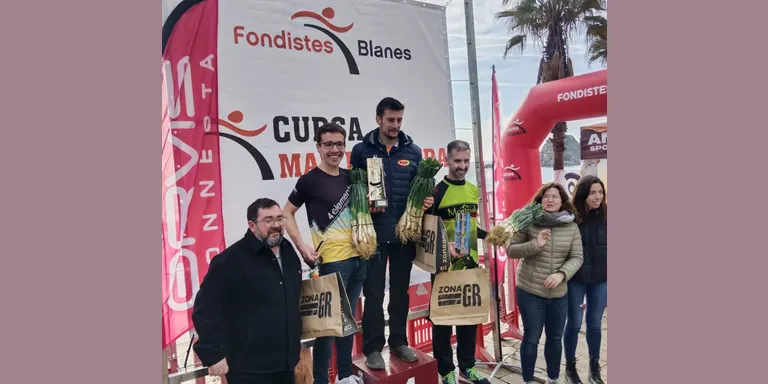 David Delgado del Montpalau Team fa podi a la cursa Mar i Murtra de Blanes