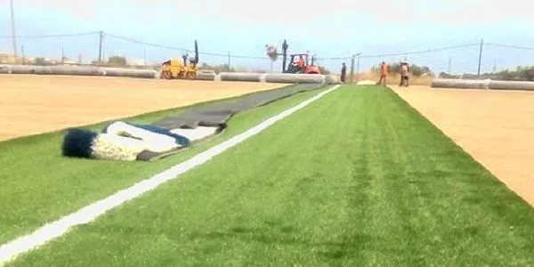 El Joan Pijuan ja llueix gespa i graderies renovades, i el proper pas serà pintar zones de l’Estadi