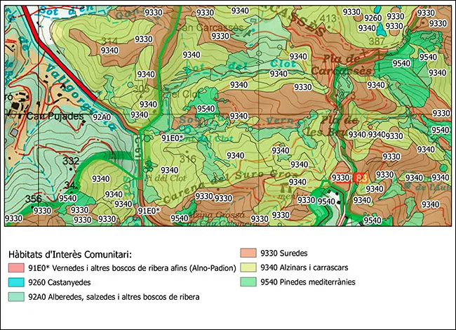 Es presenta el nou mapa de d'hàbitats del Parc de Montnegre i el Corredor
