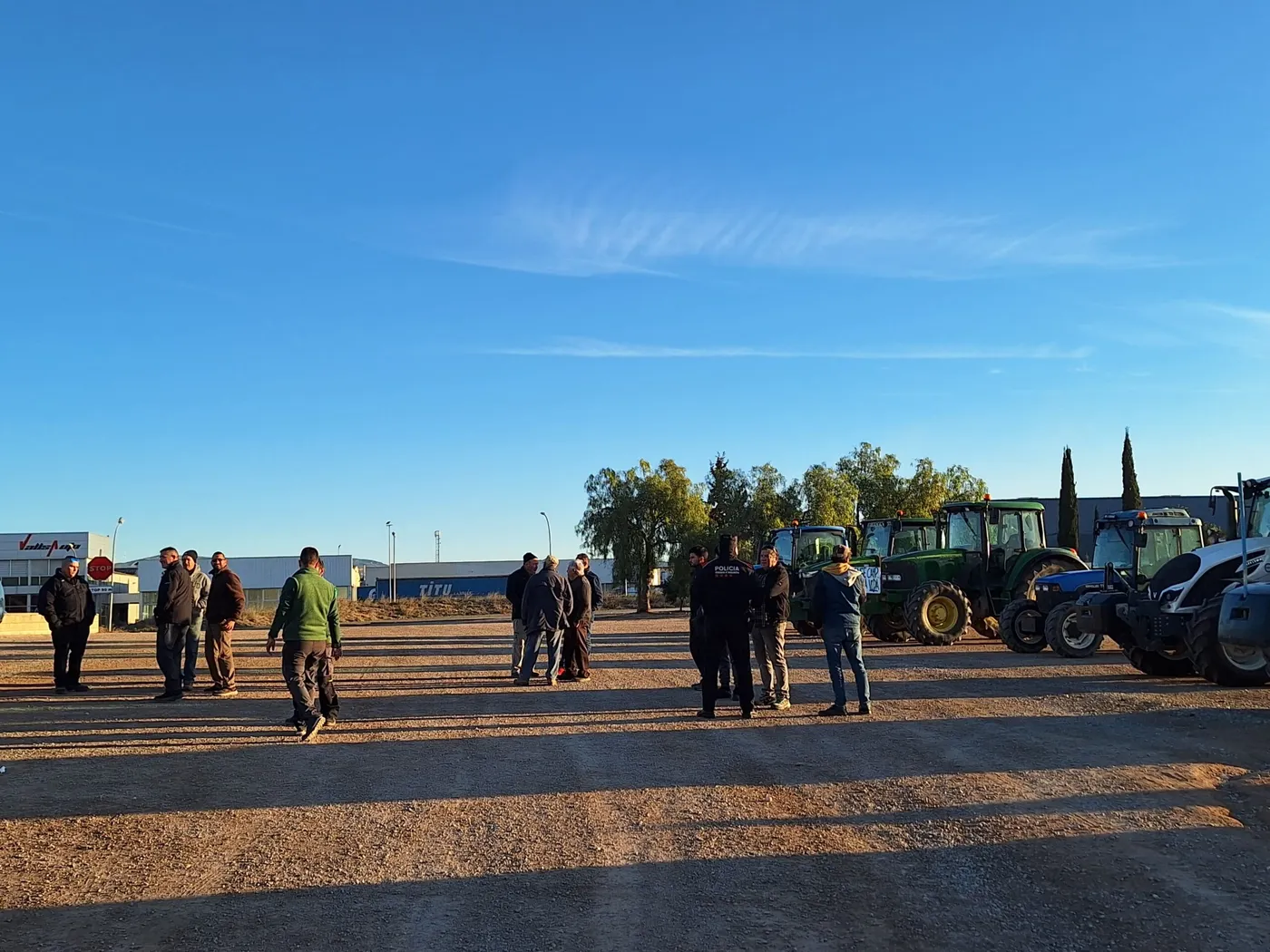 Els pagesos de l’Alt Camp es mobilitzen al Port de Tarragona