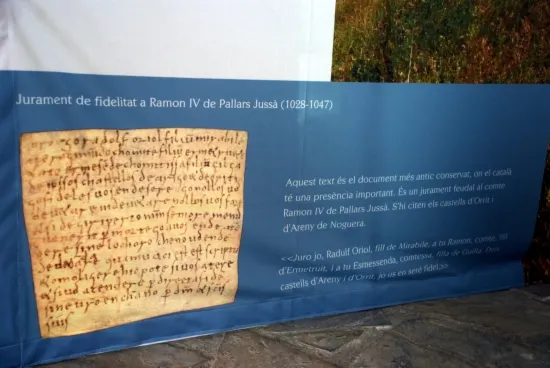 Una exposició reivindica els primers textos en català escrits al Pirineu