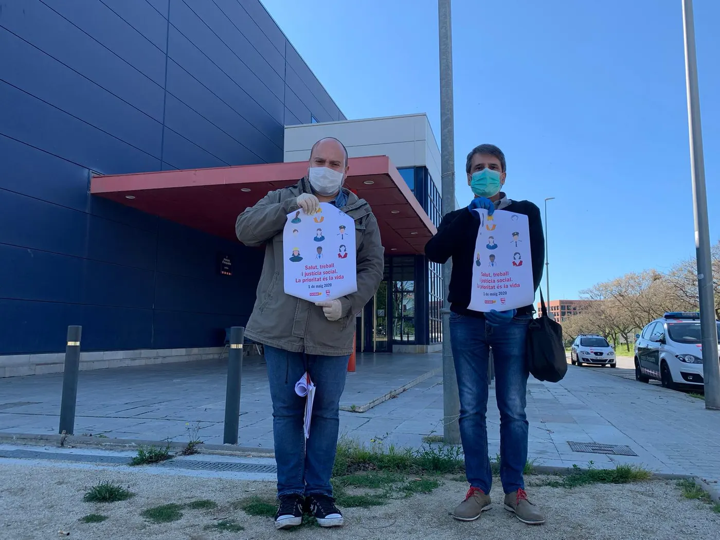 1 de Maig: CCOO i UGT reclamen el reconeixement social, salarial i laboral del personal dels serveis bàsics en el confinament