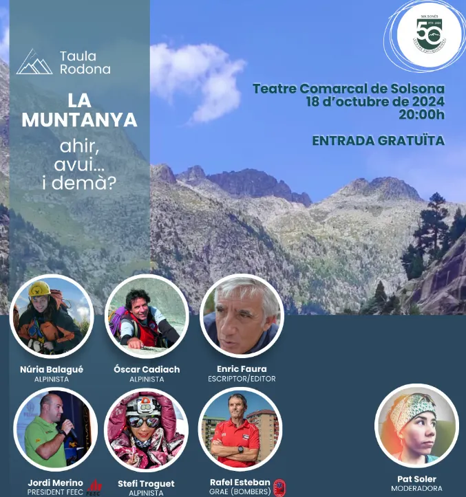 El Centre Excursionista del Solsonès organitza una taula rodona sobre el passat, el present i el futur de la muntanya