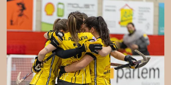 HC Palau i Cerdanyola CH ja escalfen per la Final Four de la Lliga Europea