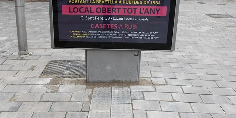Denuncien problemes en l’accessibilitat de la nova illa de vianants