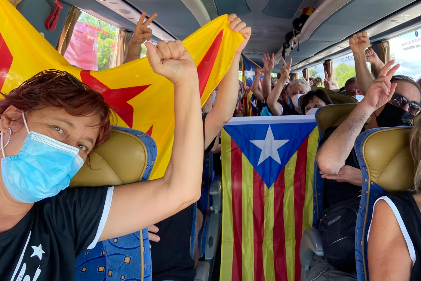 Assistència massiva de l’ANC Valls-Alt Camp a la manifestació de la Diada