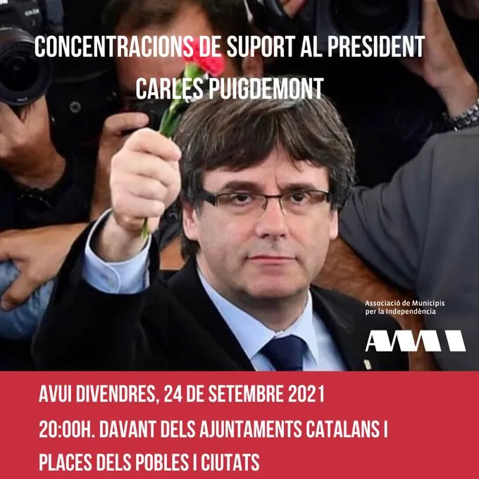 L'Ajuntament de Solsona convoca una concentració de suport al president Carles Puigdemont