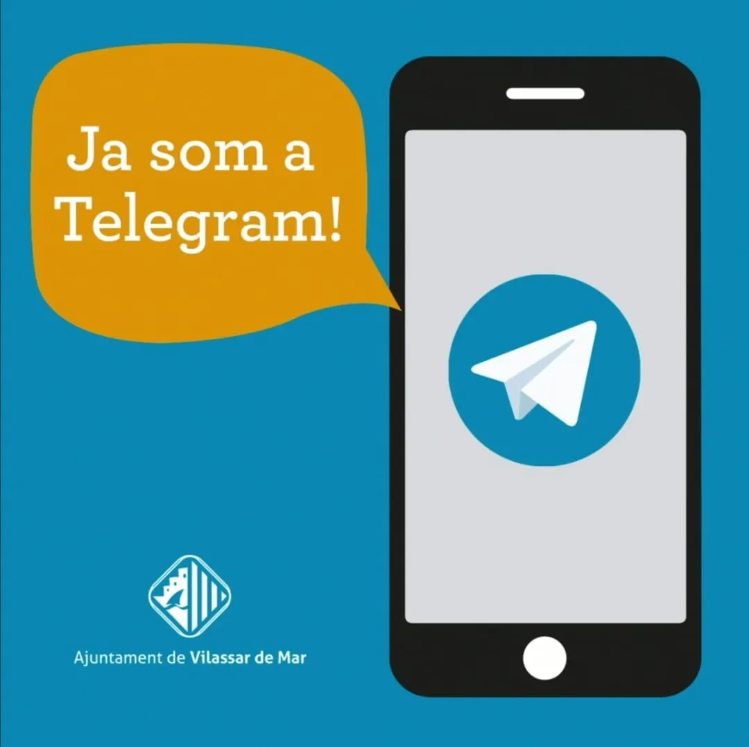 L’Ajuntament ha obert canal a Telegram