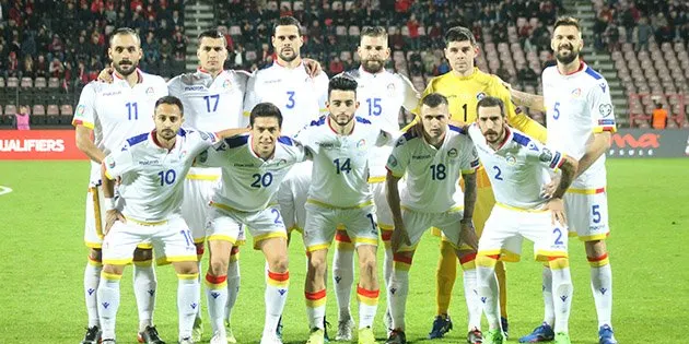 La selecció andorrana de futbol acaba en 5a posició la fase de classificació de l'Eurocopa