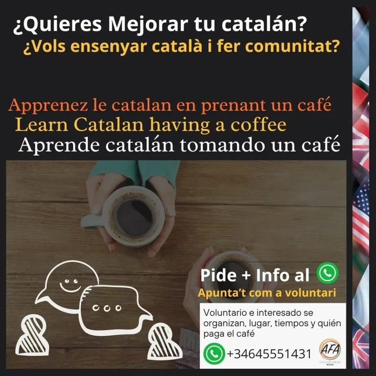 L’AFA de l’Escola Doctor Arruga busca noves persones voluntàries pel projecte ‘Parelles Lingüístiques’
