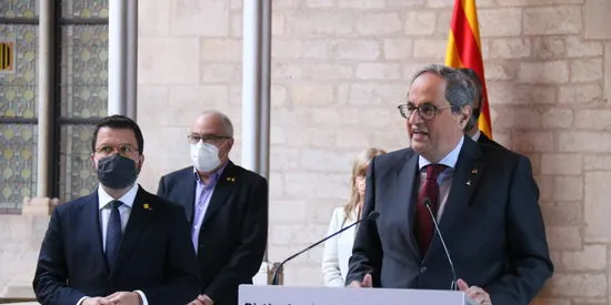 El pinedenc Pere Aragonès assumeix funcions de la Presidència de la Generalitat