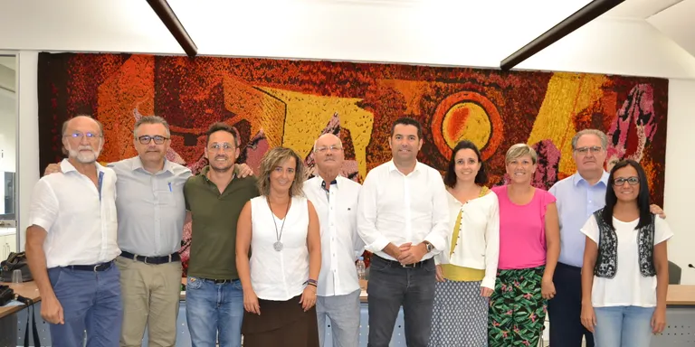 Nou cartipàs municipal del govern del PSC a l'Ajuntament de Pineda