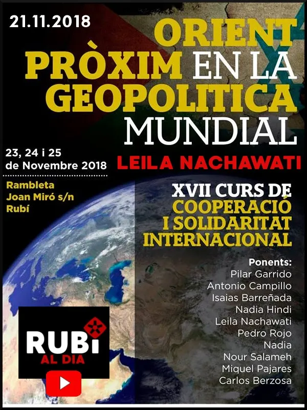 XVII CURS COOPERACIÓ I SOLIDARITAT INTERNACIONAL de Rubí Solidari - LEILA NACHAWATI