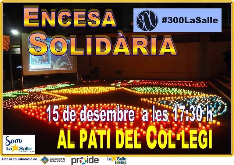 La Salle La Seu organitza la tradicional Encesa Solidària