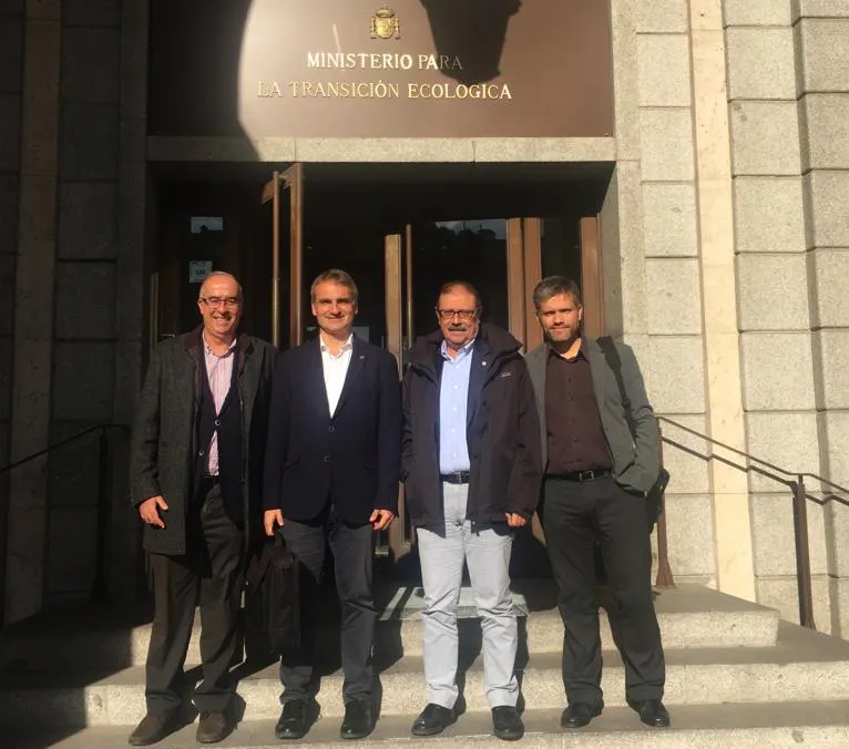 Una delegació del Maresme es reuneix amb tècnics del Ministeri per a la Transició Ecològica