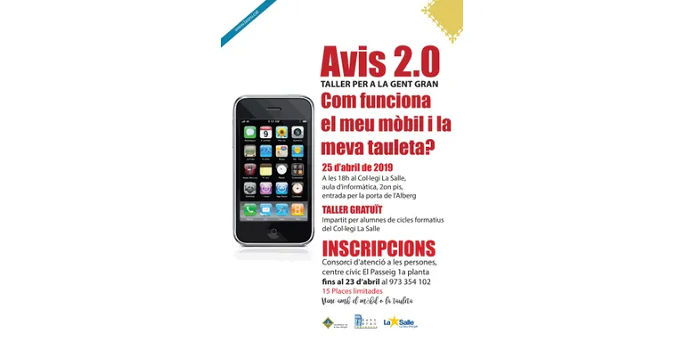 Obertes les inscripcions del taller gratuït "Avis 2.0"