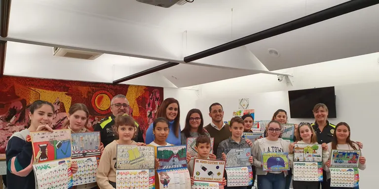 Presentat el Calendari d'Educació Viària 2020 de Pineda