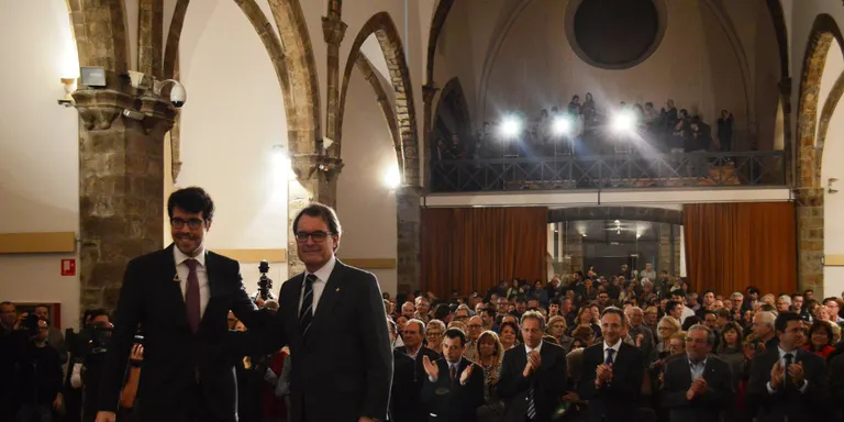 Ple en la presentació d'Albert Batalla per a la reelecció a l'alcaldia de la Seu
