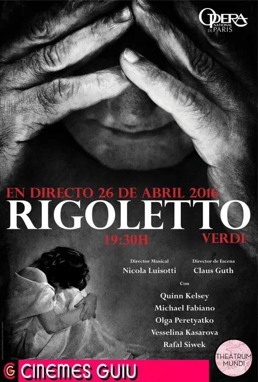 Òpera en directe a Cinemes Guiu amb 'Rigoletto' des de París